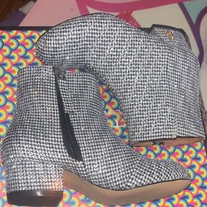 Kurt Geiger Black and White Kids Boots